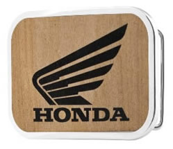 Honda Wing buckle, wood